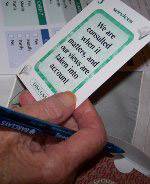 Awards card