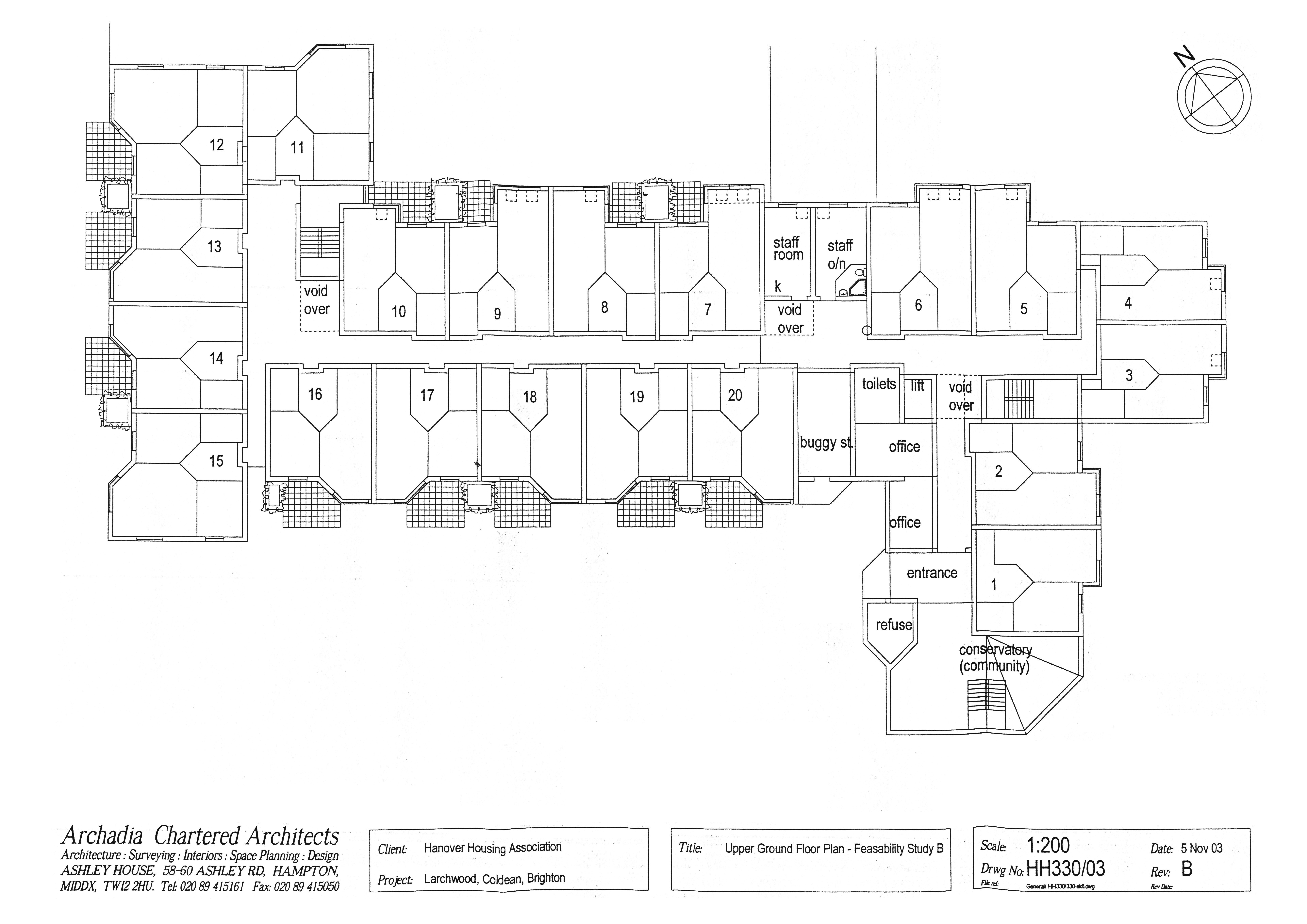 New Larchwood, Brighton & Hove, East Sussex, BN1 9EZ Housing with